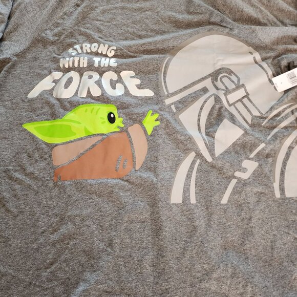 Disney Store Star Wars The Mandalorian Baby Yoda Grogu Pajamas Set Adult XL New - Picture 15 of 16